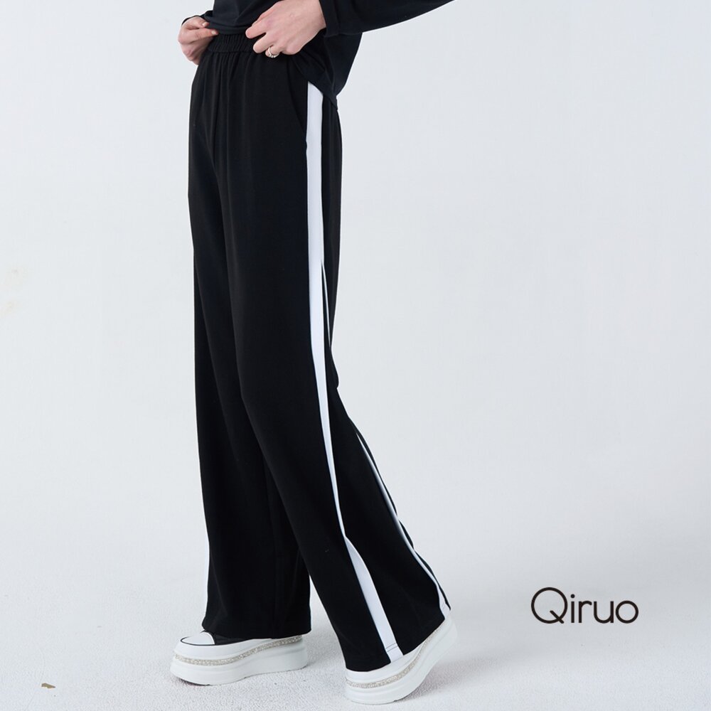 42363095C02-秋冬專櫃黑色喇叭褲3095C 造型長褲