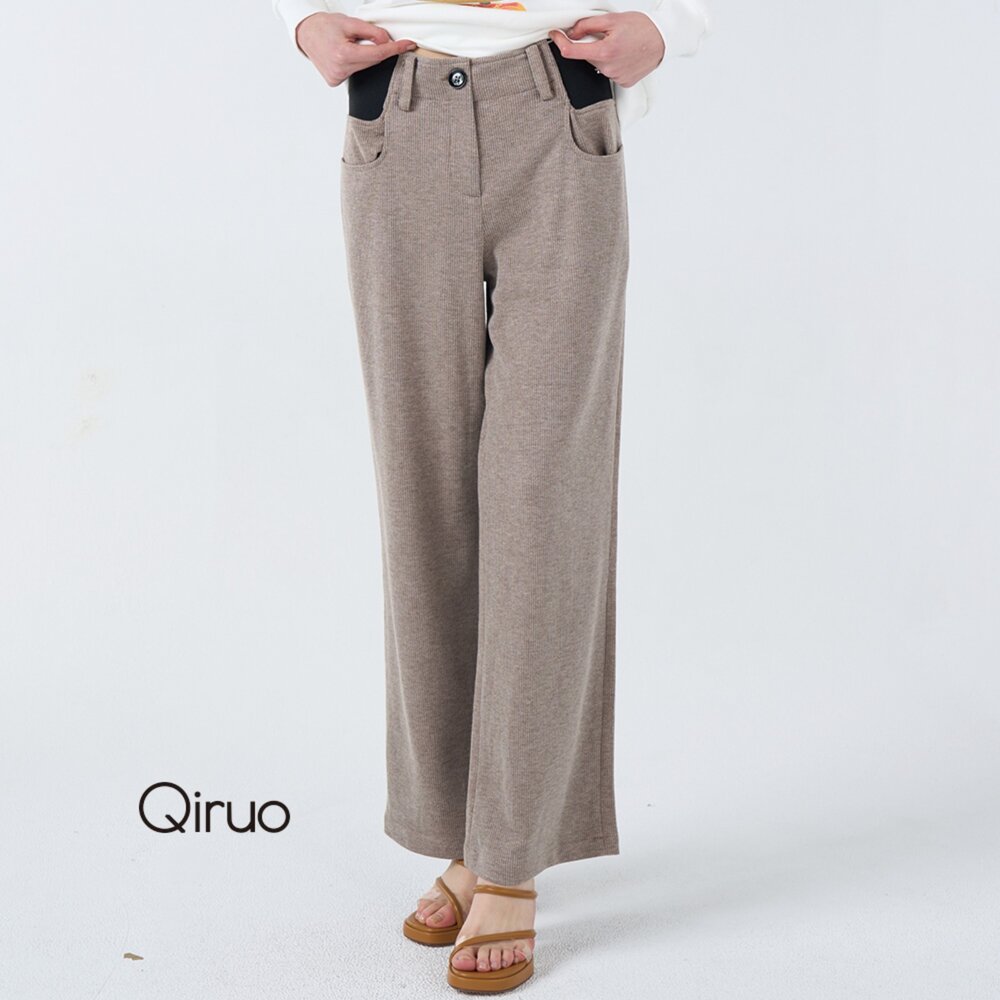 42364002C80-秋冬專櫃咖啡色長褲4002C 造型長褲