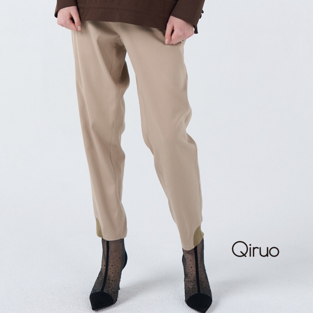 42364004C45-秋冬專櫃卡色長褲4004C 縮口造型長褲