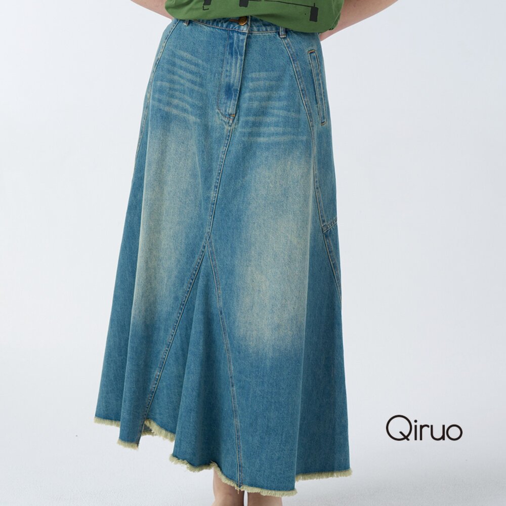 42364008B50-秋冬專櫃牛仔裙4008B 時髦休閒旅遊最愛