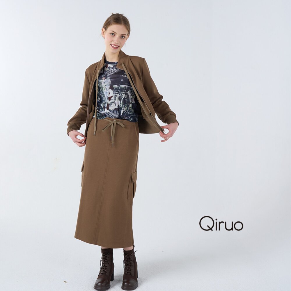 42386226G80-秋冬專櫃外套長裙套裝6226G時髦款