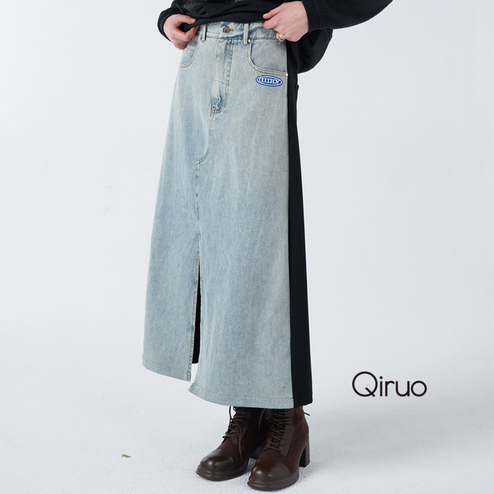 42386240B50-秋冬專櫃牛仔裙6240B 時髦休閒旅遊最愛