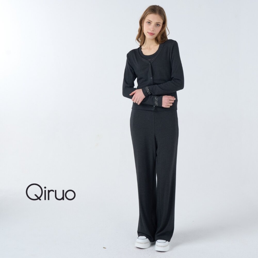 42386241G20-秋冬專櫃灰色三件式休閒裝6241G外套+背心+長褲