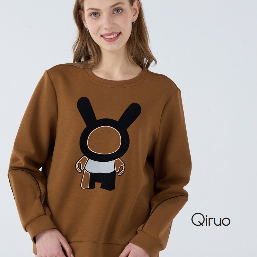 42386250A80-秋冬專櫃長袖咖啡色上衣 6250A 休閒上衣