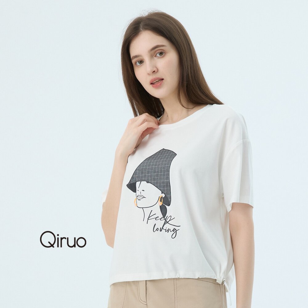 52363240A01-專櫃精品白色時尚女人短袖上衣3240A  棉質女裝