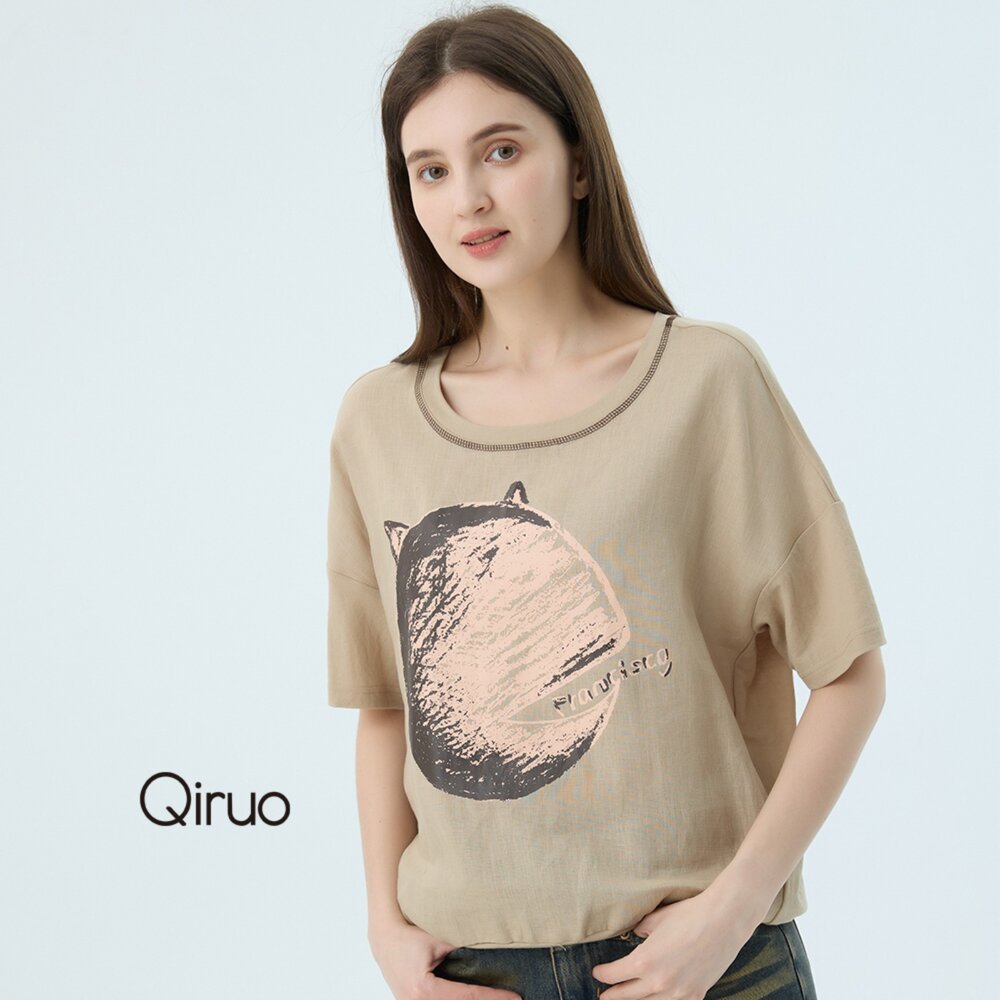 52372557A45-專櫃精品卡色時尚女人短袖上衣2557A  棉質女裝