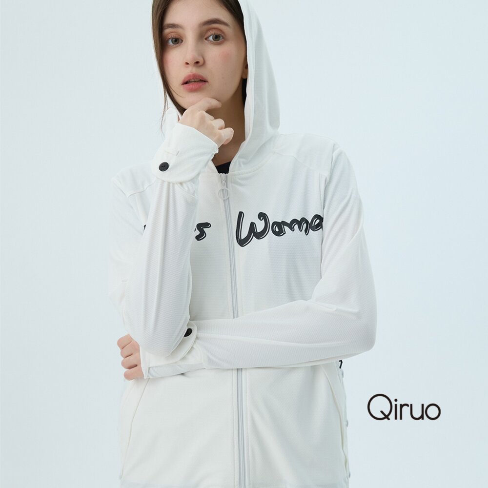 52387135E01-春夏專櫃精品白色連帽外套7135E薄外套