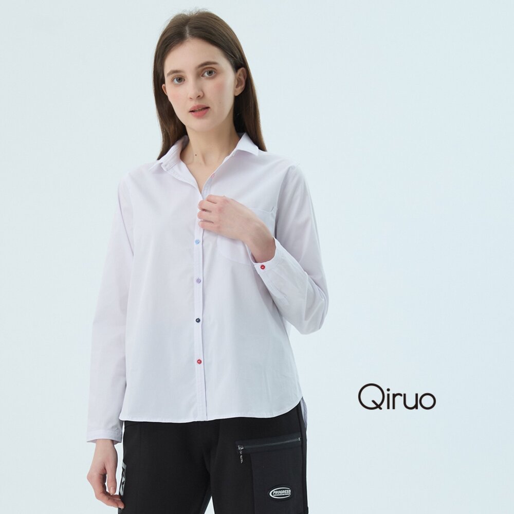 秋冬專櫃長袖造型白襯衫7158A 休閒襯衫 封面照片