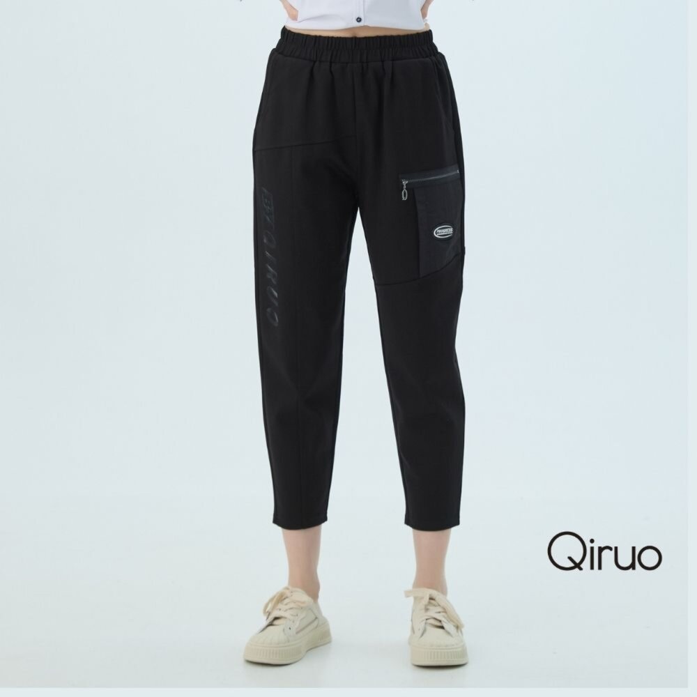 62387217C02-秋冬專櫃黑色老爺褲7217C 九分長褲