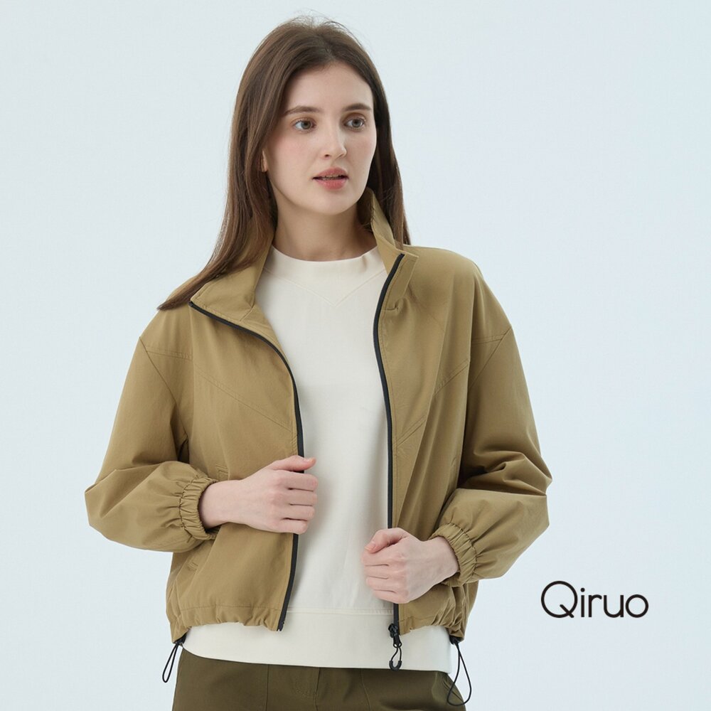 秋冬專櫃卡色立領外套7219E 夾克式拉鍊 封面照片