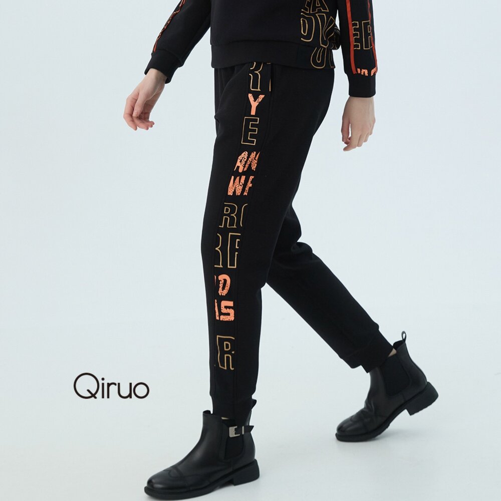 秋冬專櫃黑色老爺褲7229C 九分長褲 封面照片