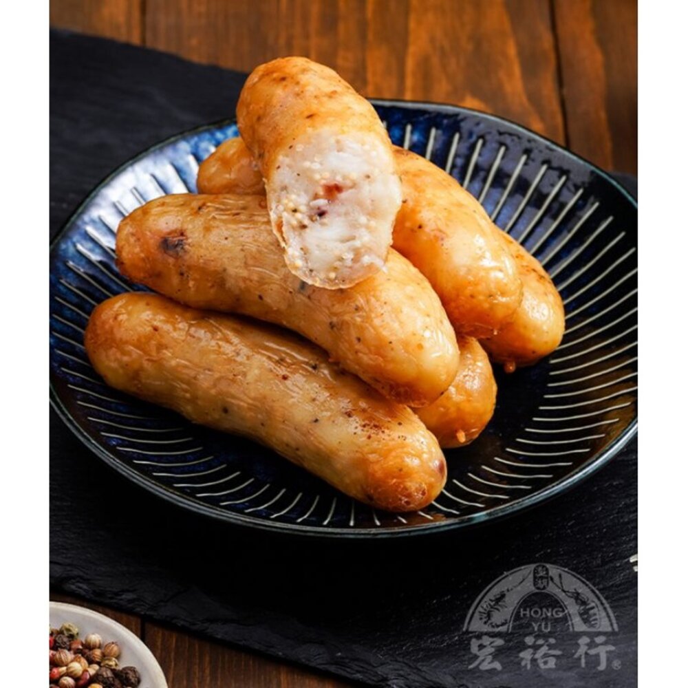 宏裕行 飛魚卵花枝香腸 澎湖 香腸 300g-圖片-2