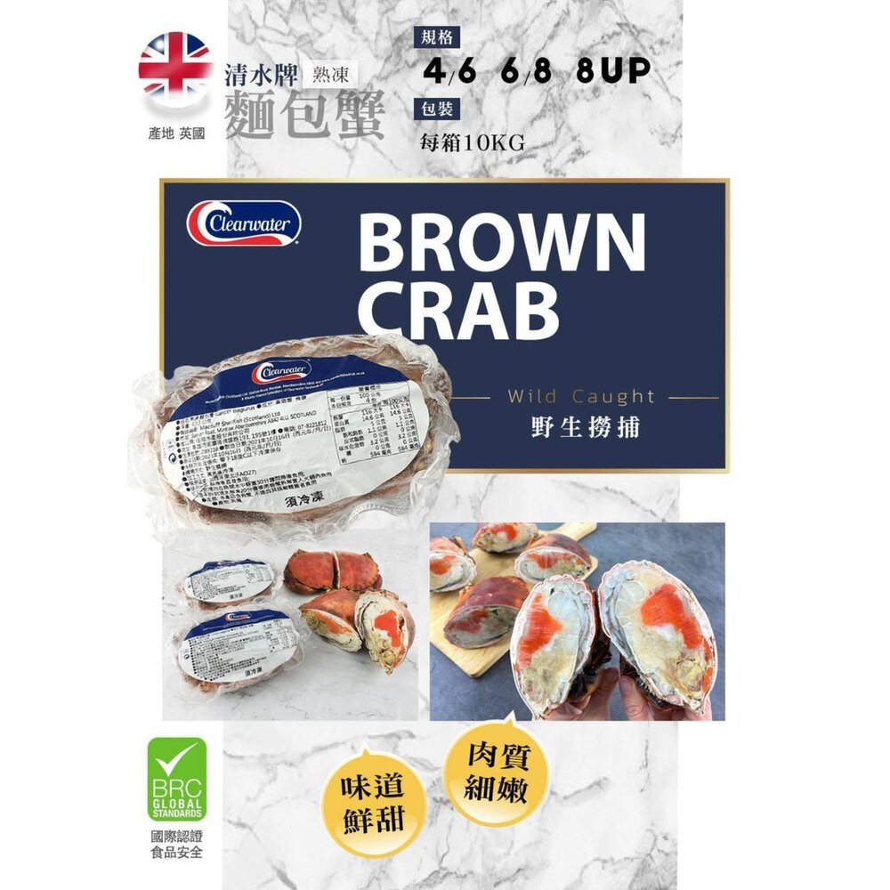 英國熟麵包蟹 蛋蛋 螃蟹 蟹-圖片-1