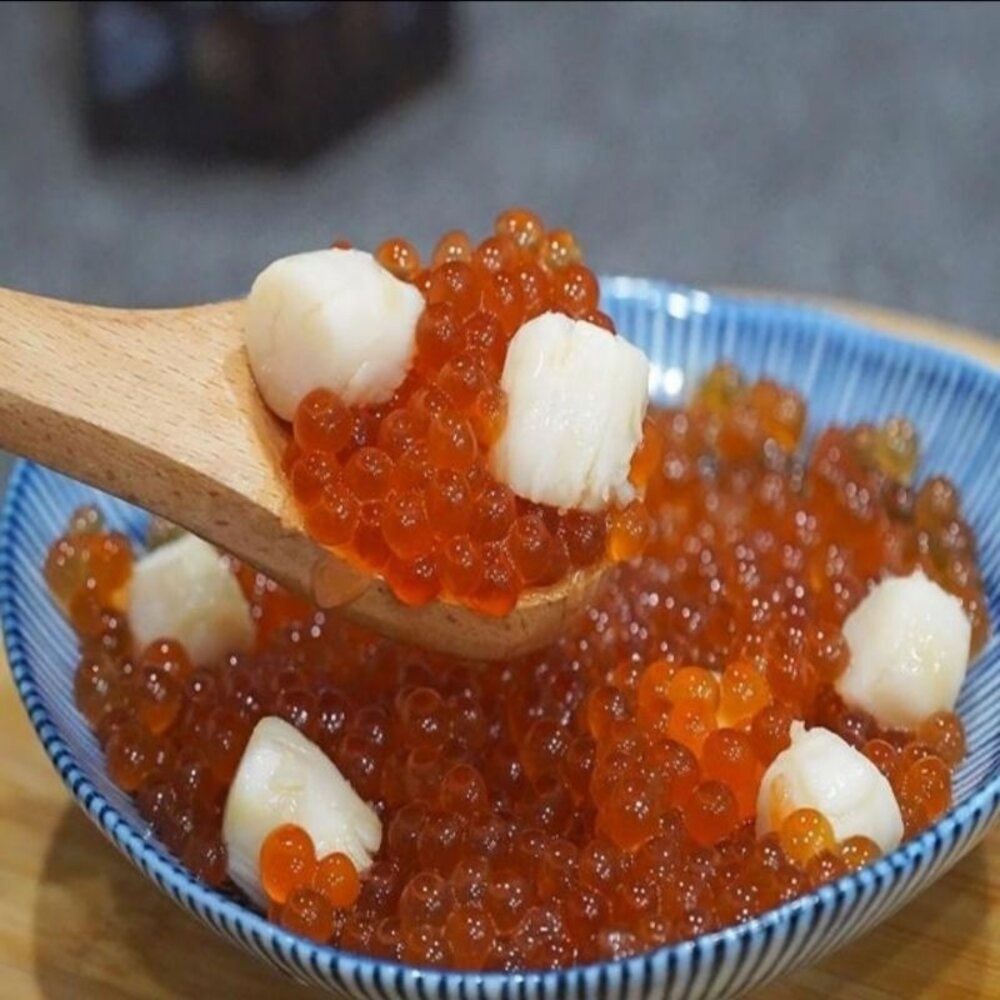 鮭貝醬 鮭魚卵 干貝 封面照片