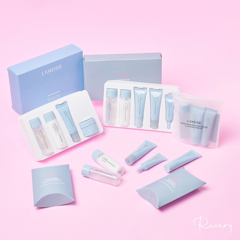 18084938636-現貨｜LANEIGE 蘭芝｜優惠出清 水酷修護旅行裝 中樣 化妝水 乳液 精華 眼霜 旅行套裝組｜韓國代購