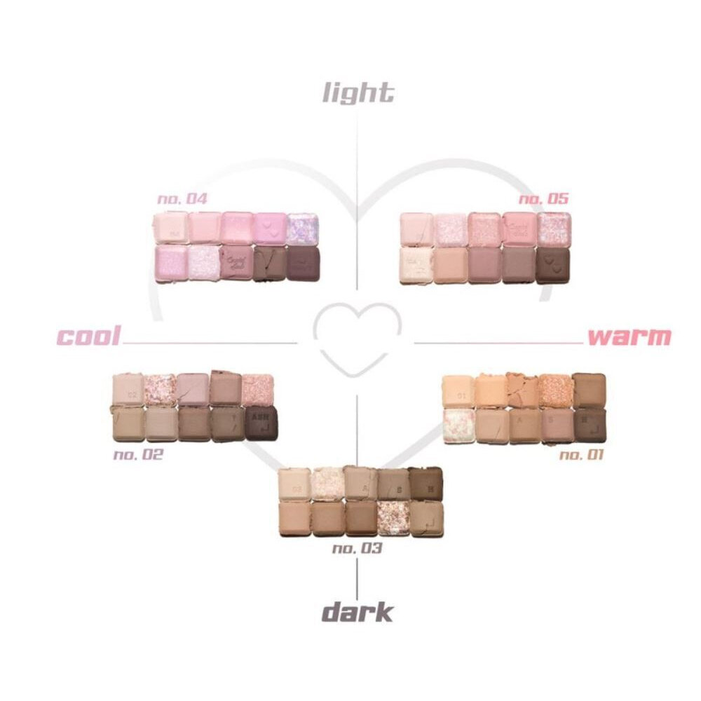 現貨|lilybyred|2025新品 4色眼影盤 心情鍵盤 10色眼影盤 鍵盤眼影|韓國代購-圖片-6