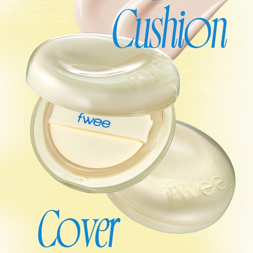 現貨|Fwee|新款 雞蛋氣墊 玻璃光感氣墊 藍色氣墊 氣墊粉餅 遮瑕氣墊|韓國代購-圖片-1
