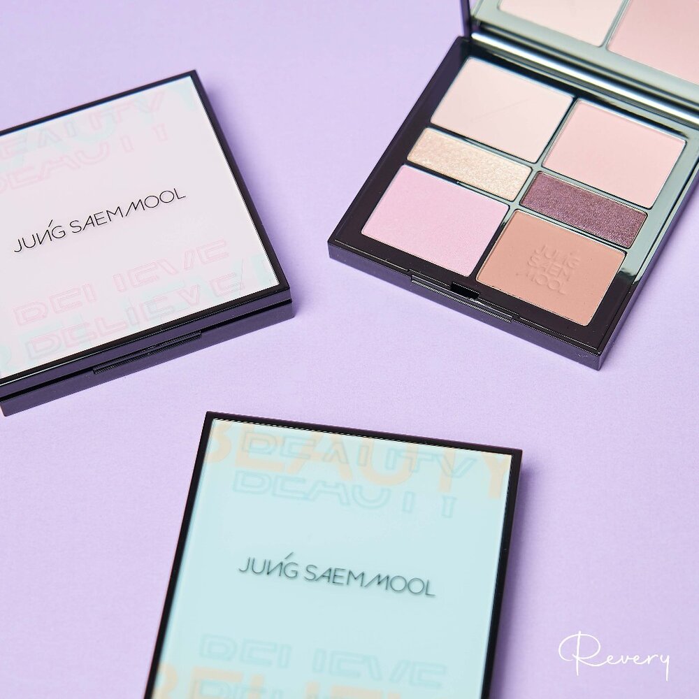 現貨|jung saem mool 鄭瑄茉|新色 眼影盤 高光 修容 藝術家閃亮珍珠高光 遮瑕高光盤|韓國代購-圖片-1