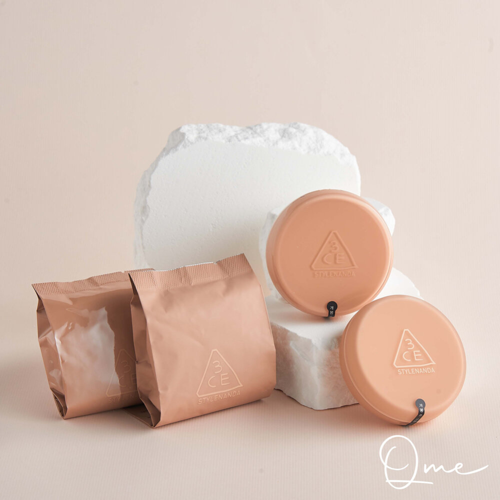 22252150636-現貨｜3ce｜清透裸感氣墊粉餅 補充蕊 水潤 柔霧 氣墊粉餅 服貼 清透 蜜粉餅 定妝蜜粉｜Qme代購