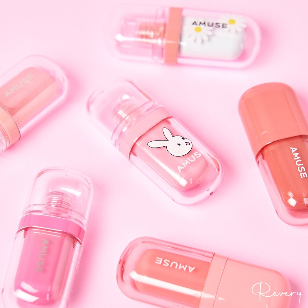 現貨|AMUSE| 輕盈水感清透唇釉 Hello Kitty聯名款 Bebe tint 果凍唇釉 張員瑛pick|韓國代-圖片-1