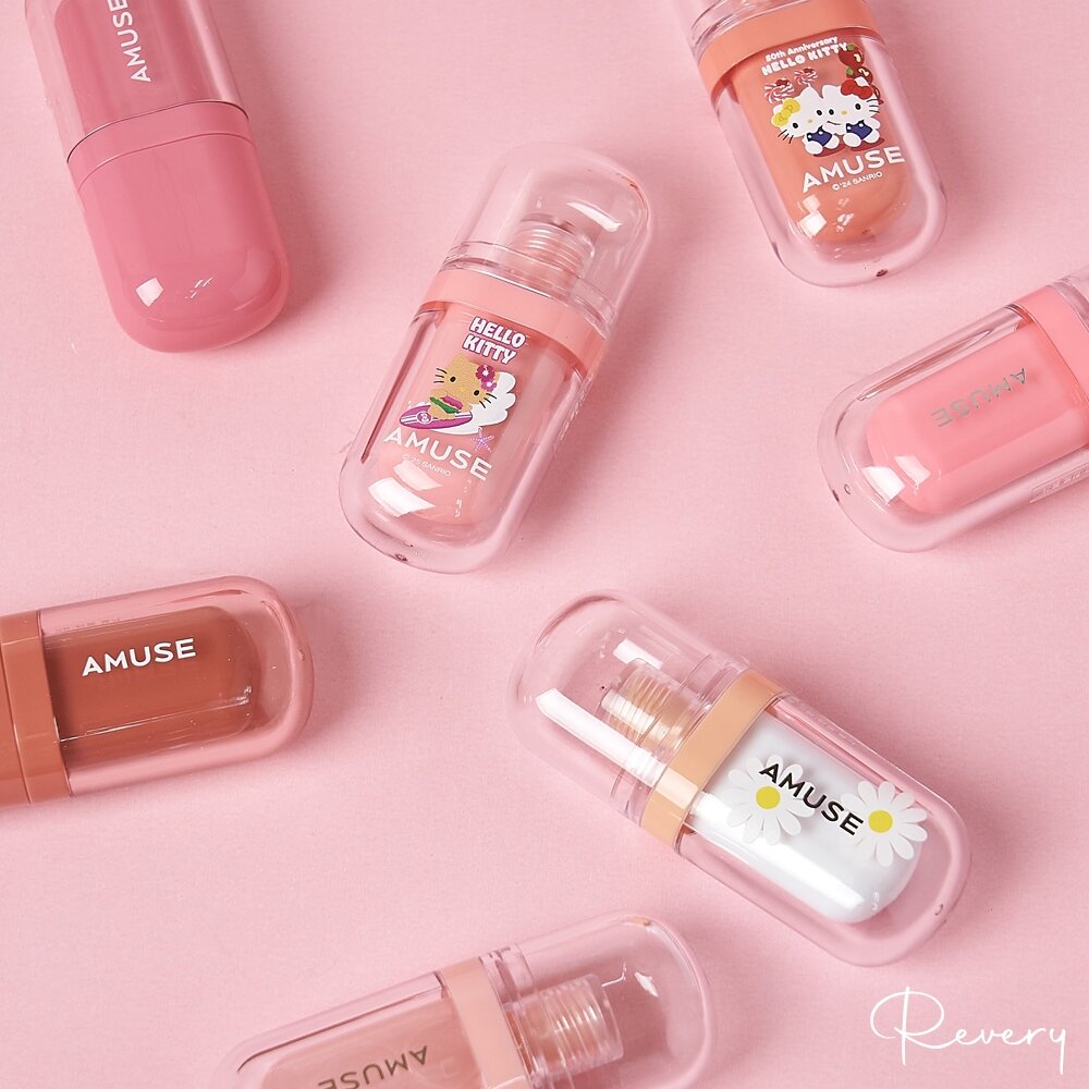 22550482137-現貨｜AMUSE｜Hello Kitty聯名款 Bebe tint 小花款 果凍唇釉 張員瑛pick｜韓國代購