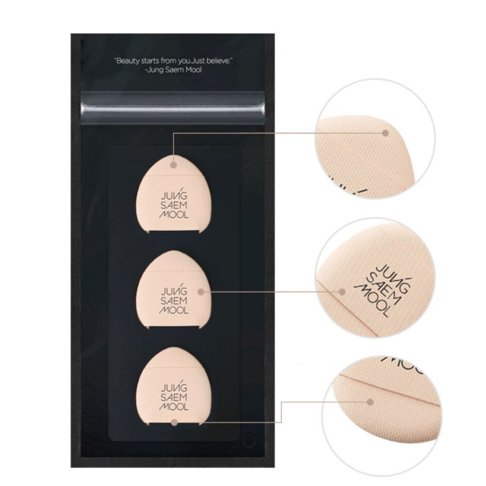 現貨|jung saem mool 鄭瑄茉|粉撲 拇指粉撲 粉底液 氣墊粉撲|韓國代購-圖片-1