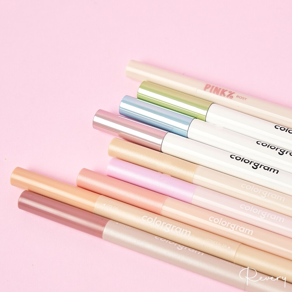 22875200953-現貨｜colorgram｜多功能立體輪廓筆 附削筆器 閃光臥蠶筆  臥蠶筆 陰影筆 牛奶打亮筆 睫毛筆｜韓國代購