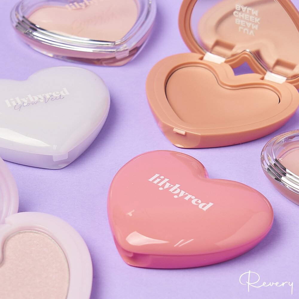 23151566236-現貨｜lilybyred｜🌟新色 愛心 腮紅 腮紅膏 透明愛心腮紅 透明愛心打亮 迷你款 愛心手指粉撲｜韓國代購