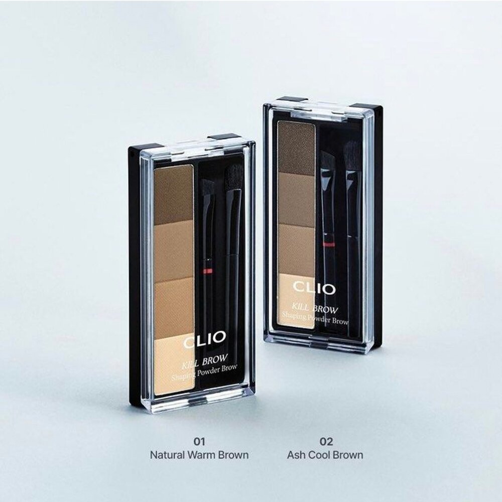 現貨|Clio|新款 眉粉盤 So Simple 超流線柔霧造型眉筆 旋轉眉筆 tang推薦|韓國代購-圖片-1