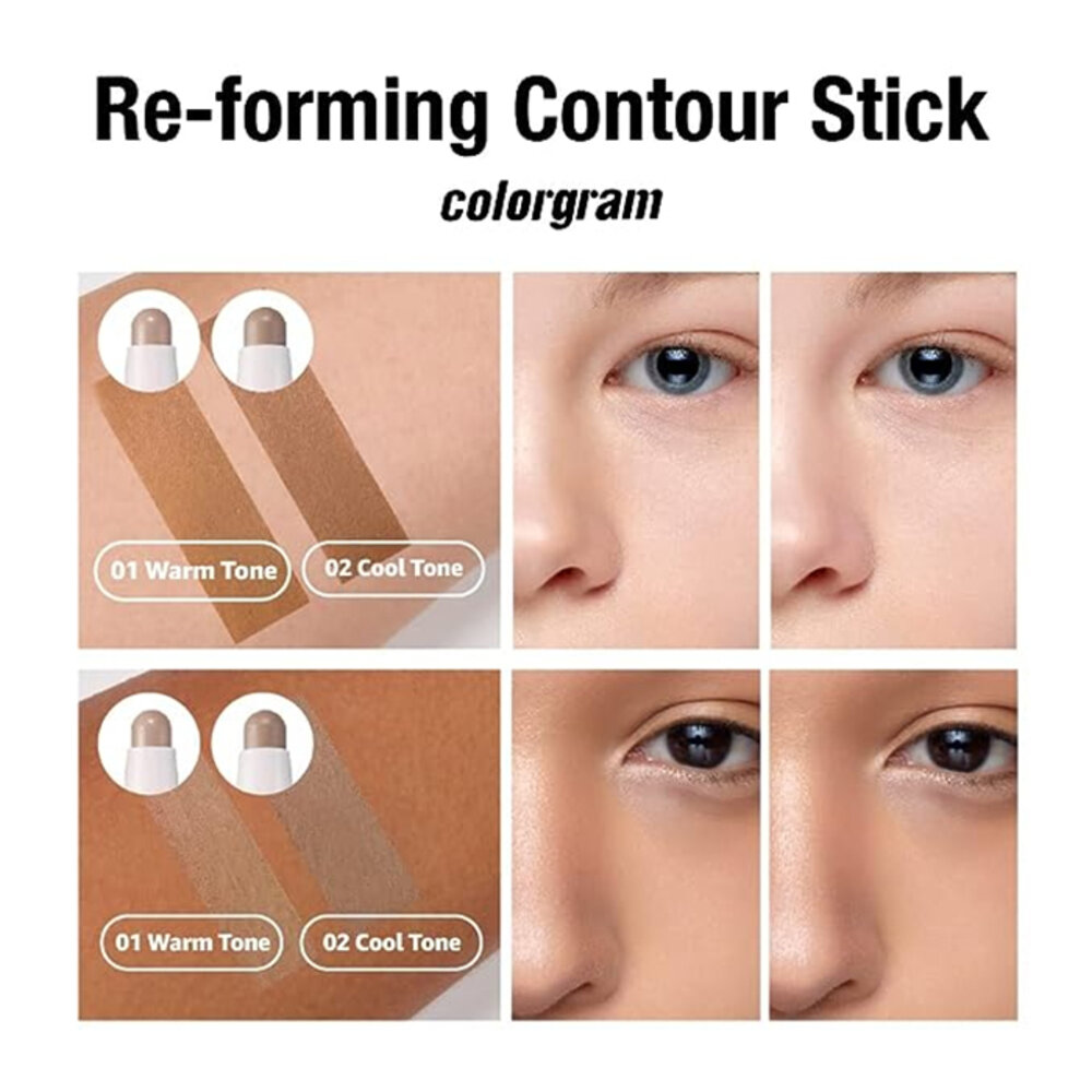 現貨出清|Colorgram|修容粉餅 雙頭修容筆 陰影棒 鼻影 修容 輪廓 陰影 Contour Stick|韓國代購-圖片-4