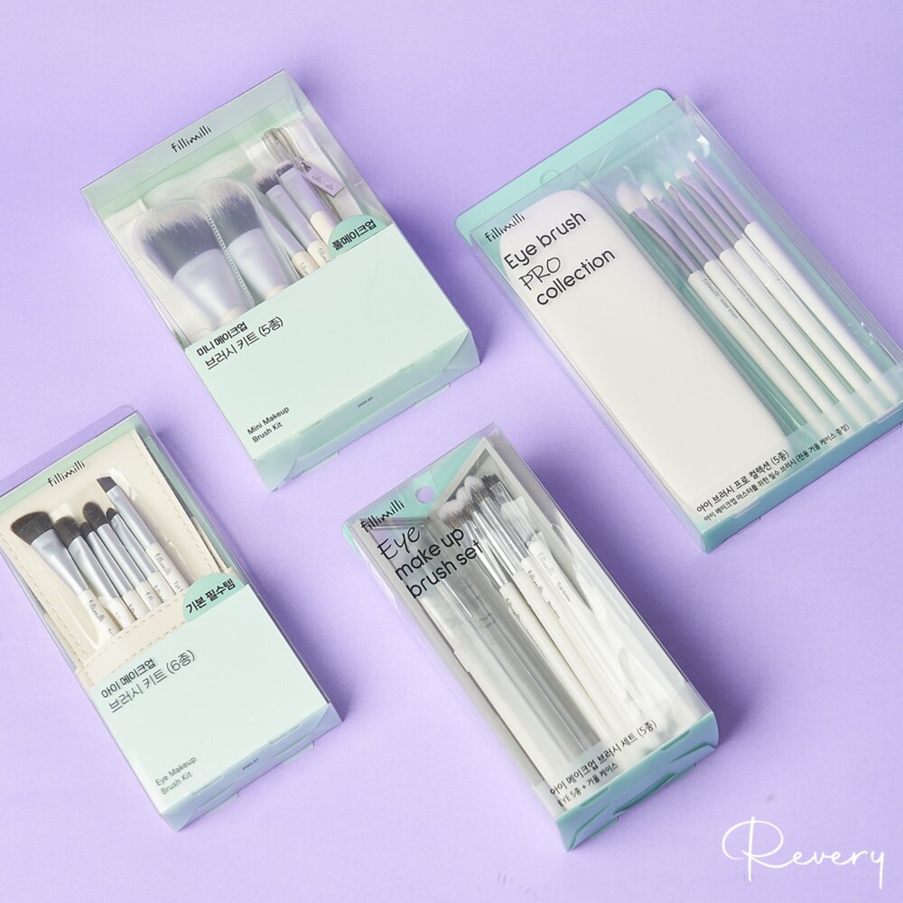 23684162213-現貨｜FILLIMILLI｜眼影刷PRO5件組-贈收納盒 迷你刷具組 刷具 OLIVEYOUNG 刷具組合｜韓國代購