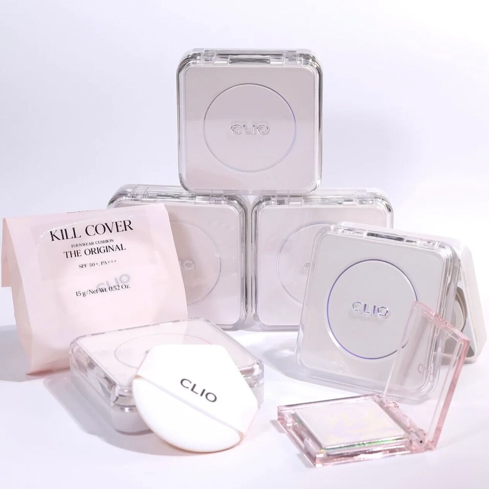 現貨|Clio|粉奶凍氣墊 粉晶氣墊 柔霧遮瑕氣墊 白月光氣墊 新款黑盒 完美遮瑕氣墊粉餅|韓國代購-圖片-2