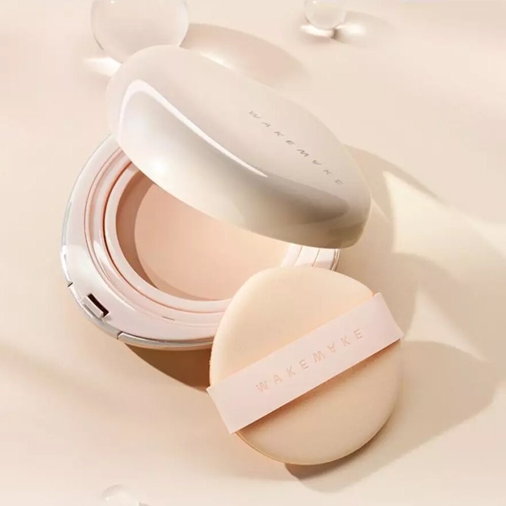 現貨|wakemake|2025新款 無縫遮瑕粉底液 無縫遮瑕氣墊 水光粉底膏 水光氣墊 水絲絨遮瑕氣墊|韓國代購-圖片-3