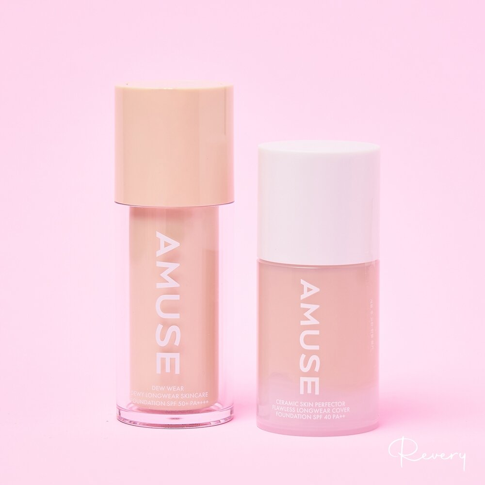 24801010196-現貨｜AMUSE｜陶瓷肌無瑕粉底液 長效持久粉底液 霧面粉底 水光粉底 粉底液 張員瑛代言 ｜韓國代購