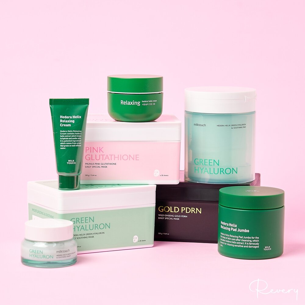  現貨｜milk touch｜洋常春藤面膜 洋常春藤面霜 山蔘面膜 西洋梨面膜 6秒降溫補水乳霜｜韓國代購