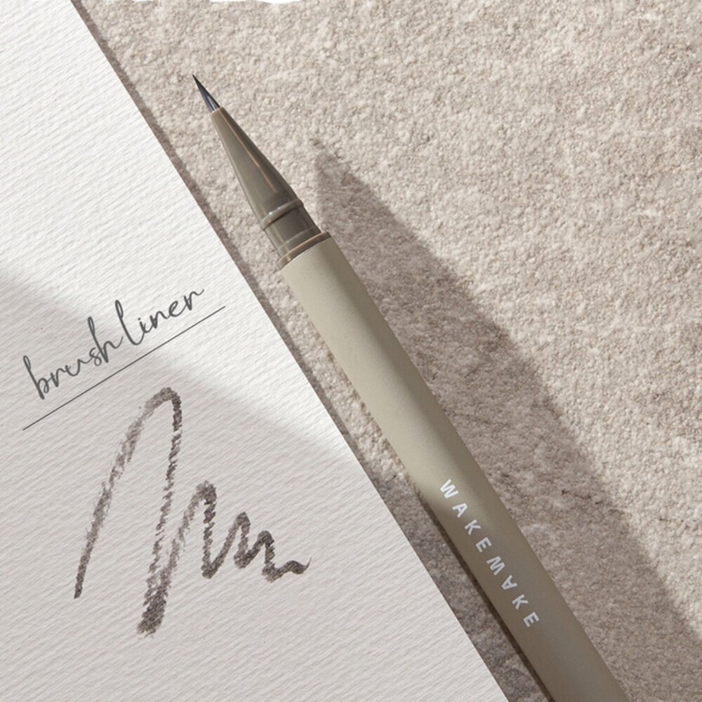 現貨|wakemake|魷魚遊戲聯名款 強效持久眼線液筆 真灰眼線膠筆 眼線液筆 眼線膠筆 持久 抗暈|韓國代購-圖片-4