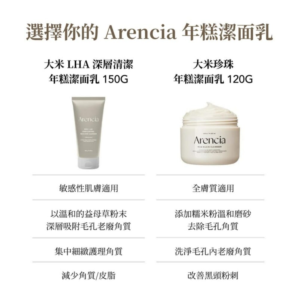 現貨|Arencia|年糕潔面乳 凝膠精華 綠茶 玫瑰 大米 牛膝草 金盞花 紅茶 玫瑰果|韓國代購-圖片-5