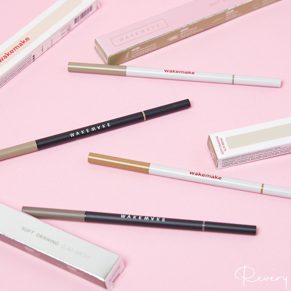 25305685826-現貨｜wakemake｜新款 極細眉筆 眉刷 暈染海綿 天然硬眉筆  雙頭眉筆 斜切眉筆 眉筆 自然｜韓國代購