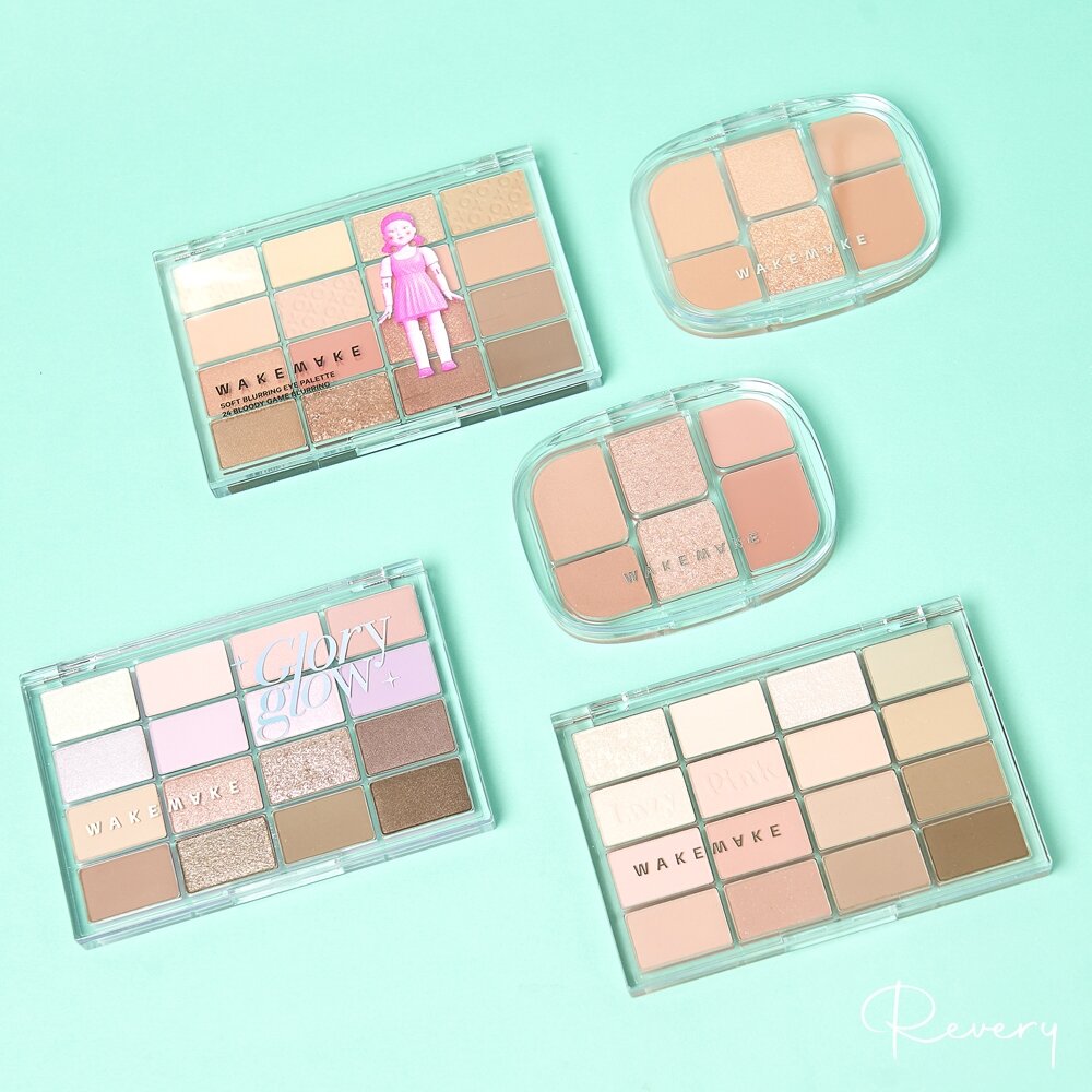 25455491046-現貨｜wakemake｜全7色 6色眼頰盤 全24色 16色眼影盤 眼影筆 唇彩調色盤 oliveyoung｜韓國代購
