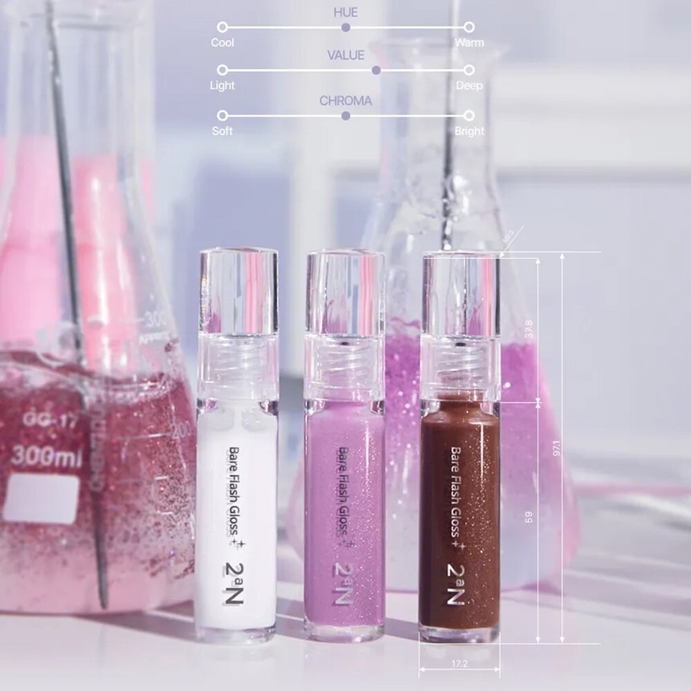 現貨|2aN|BARE FLASH GLOSS 透明玻璃唇釉 素顏閃亮唇蜜 Irene's Pick|韓國代購-圖片-4