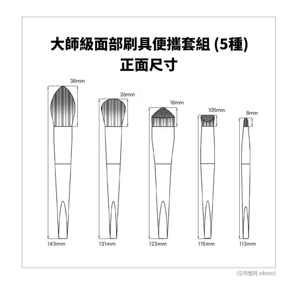 現貨|jungsaemmool 鄭瑄茉|MASTER CLASS 大師刷具組 面部刷具 眼部刷具 附收納包|韓國代購-圖片-4