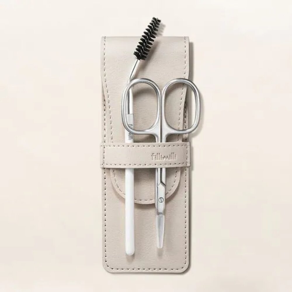 現貨|fillimilli|專業眉毛剪刀套組 不鏽鋼材質 Eyebrow Scissors Special Set|韓國-圖片-1