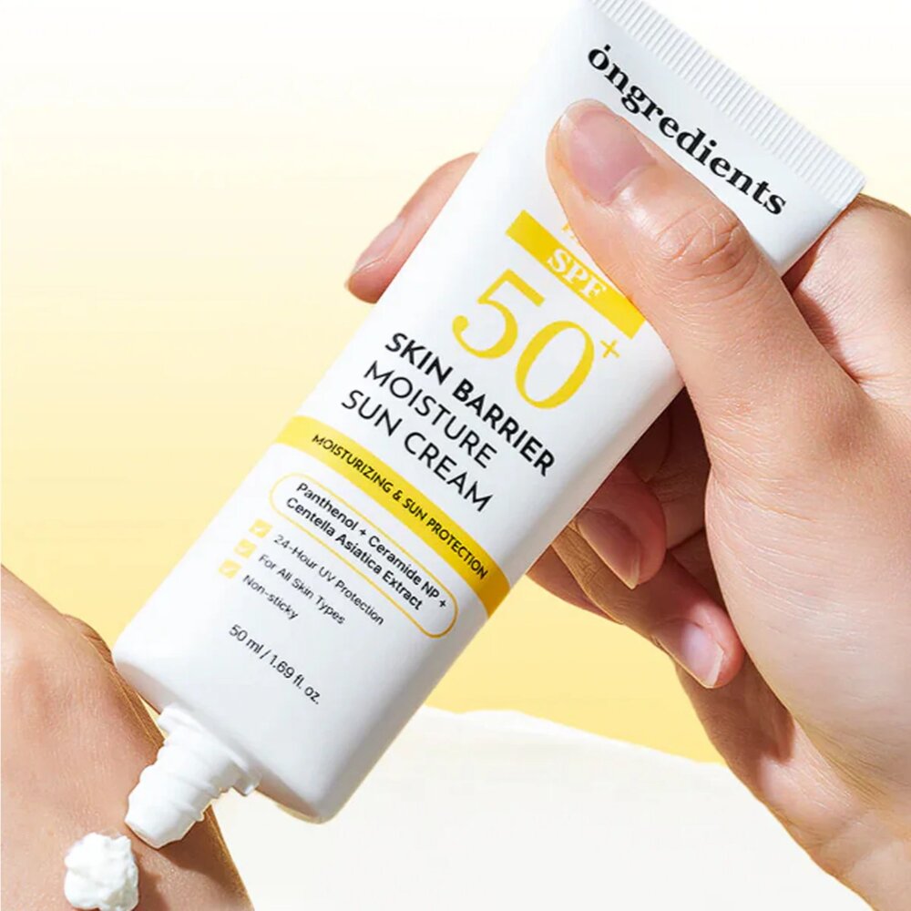 現貨|Ongredients|官方授權|溫麗慈 肌膚屏障水潤保濕防曬乳 SPF50+ PA++++ 輕盈 水潤 不泛白-圖片-1