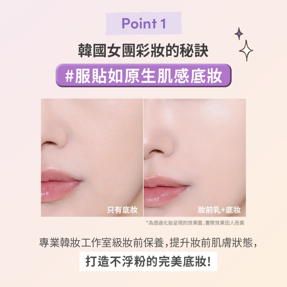 現貨|Twoedit|Luna 副牌 陶瓷光妝前貼貼精華 快速補水 半光澤 陶瓷肌 服貼 不卡粉-圖片-4