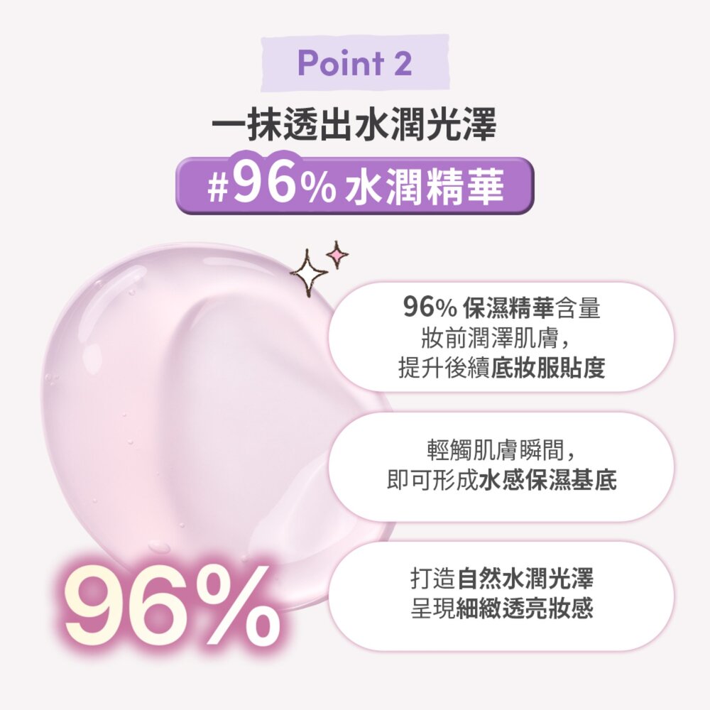 現貨|Twoedit|Luna 副牌 陶瓷光妝前貼貼精華 快速補水 半光澤 陶瓷肌 服貼 不卡粉-圖片-5