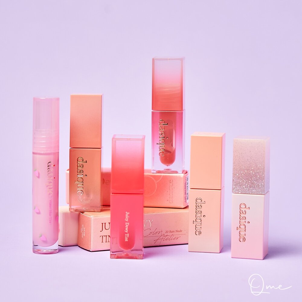 26202035598-現貨｜dasique｜果汁唇釉 水霧唇釉 奶油玫瑰唇釉 水光唇釉 霧面唇釉 光澤糖果潤唇膏 唇線筆｜韓國代購