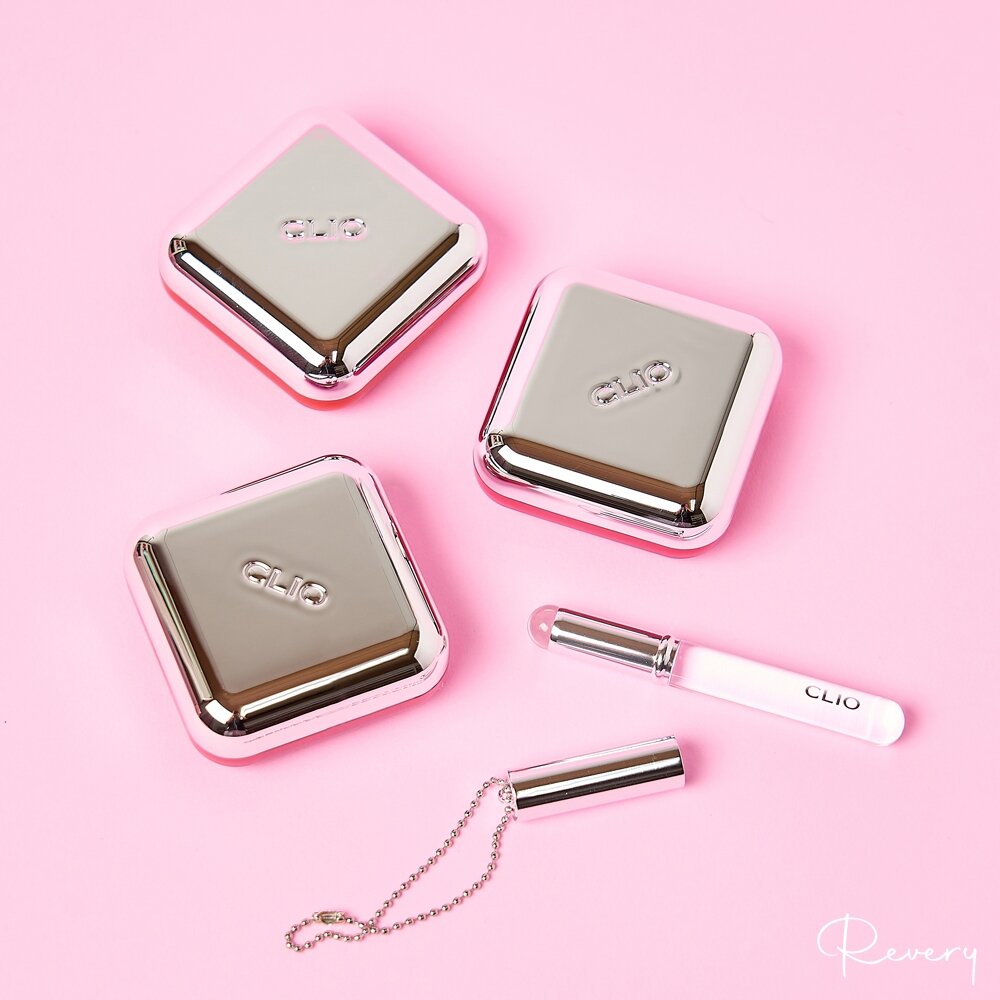 26314423329-現貨｜clio｜全8色 小銀盒 唇頰兩用膏 迷你矽膠唇刷 唇膏 腮紅膏水光｜安俞真pick｜韓國代購