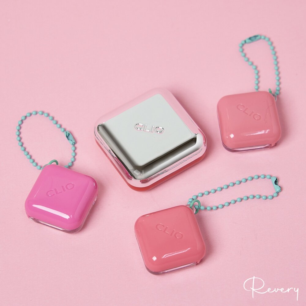 26314423329-現貨｜clio｜全8色 小銀盒 唇頰兩用膏 迷你矽膠唇刷 唇膏 腮紅膏水光｜安俞真pick｜韓國代購