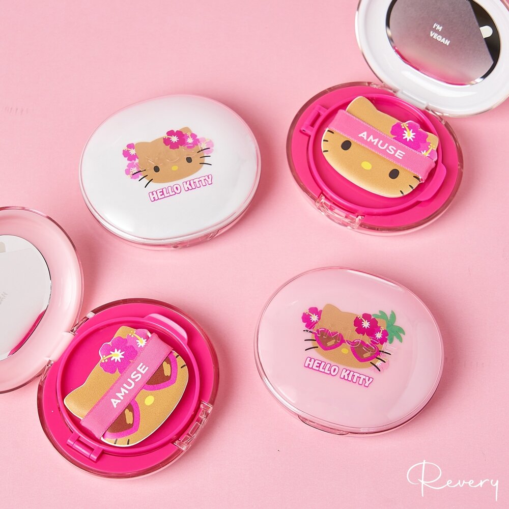 現貨|Amuse|Hello Kitty聯名款 遮瑕氣墊 果凍水光氣墊 微霧氣墊 氣墊補充蕊 替換粉撲 遮瑕盤|韓國代購-圖片-1