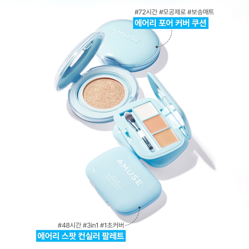 現貨|Amuse|Hello Kitty聯名款 遮瑕氣墊 果凍水光氣墊 微霧氣墊 氣墊補充蕊 替換粉撲 遮瑕盤|韓國代購-圖片-6